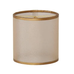 4" Organza Drum Chandelier Shade
