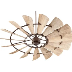 72" Outdoor Rustic Windmill Ceiling Fan
