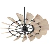 60" Outdoor Rustic Windmill Ceiling Fan