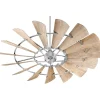 72" Outdoor Rustic Windmill Ceiling Fan