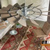 60" Outdoor Rustic Windmill Ceiling Fan