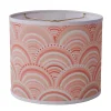 12" Peach Rainbow Drum Shade
