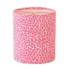 4" Pink Leopard Chandelier Shade