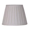 16" Pongee Silk Box Pleat Lamp Shade