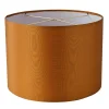 16" Precious Metals in Dupioni Drum Shade