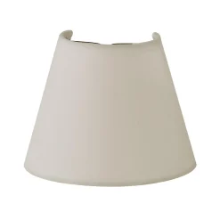 5.5" Rolled Edge Modern Shield Chandelier Shade
