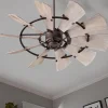 52" Rustic Windmill Ceiling Fan