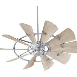 52" Rustic Windmill Ceiling Fan