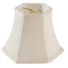 5" Satin Hexagon Bell Chandelier Shade