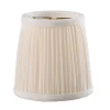 4" Shirred Silk Chandelier Shade