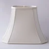 16" Silk Rectangle Cut Corner Table Lamp Shade