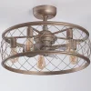22" Trellis Cage Ceiling Fandelier
