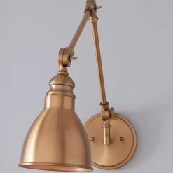 Adjustable Arm Swing Arm Sconce - 1 Light