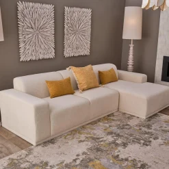Adriano Left Sectional Sofa - Boucle