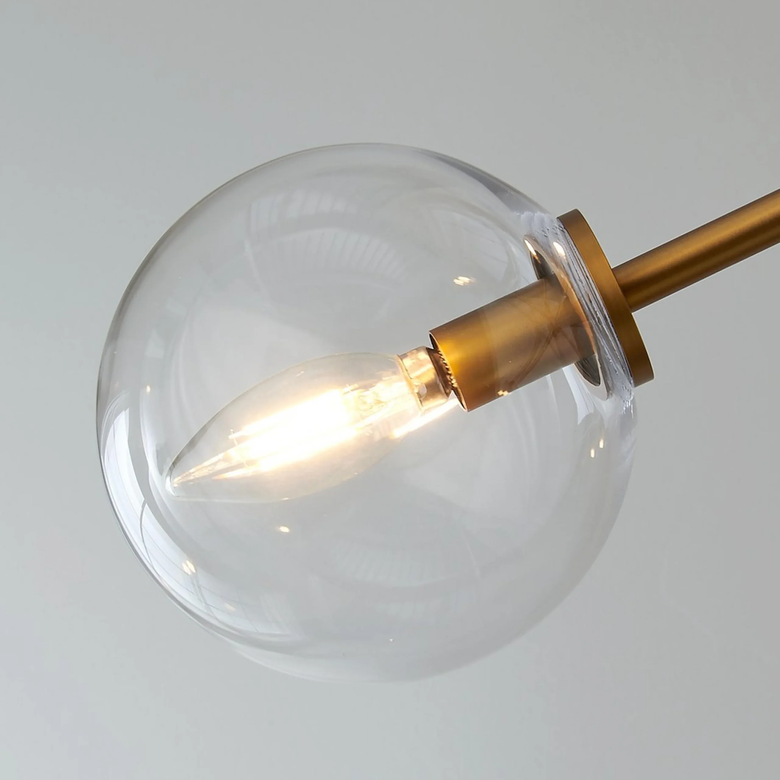 Algonac Spheres Chandelier - Clear