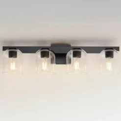 Amanda Vanity Light - 4 Light - Clear