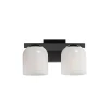 Amanda Vanity Light - 2 Light - Striated