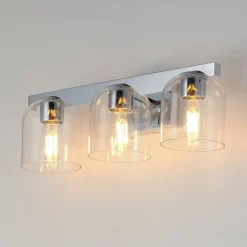 Amanda Vanity Light - 3 Light - Clear