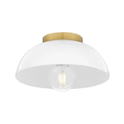 Andrina Dome Ceiling Light - Opal Glass