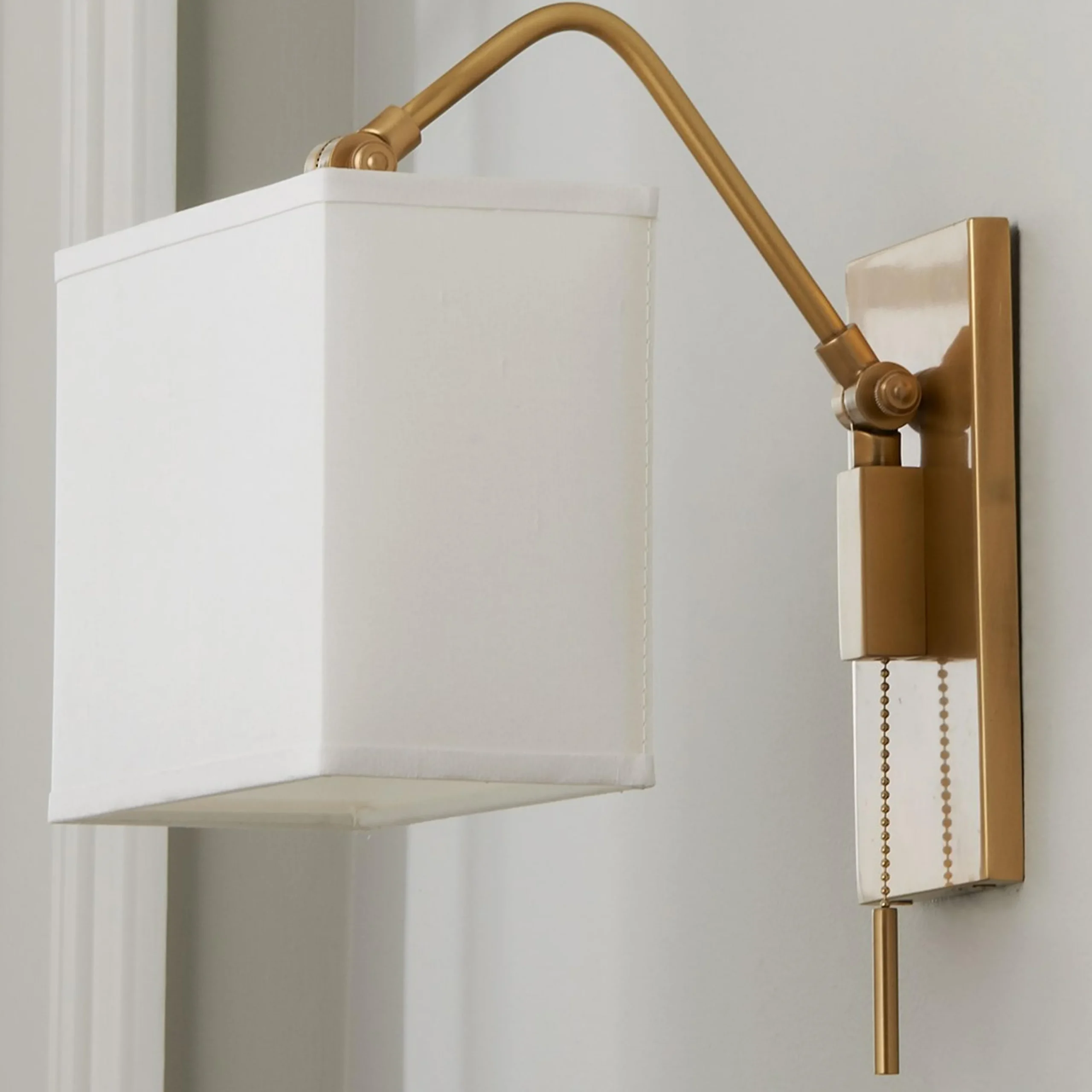 Angled Shade Adjustable Swing Arm