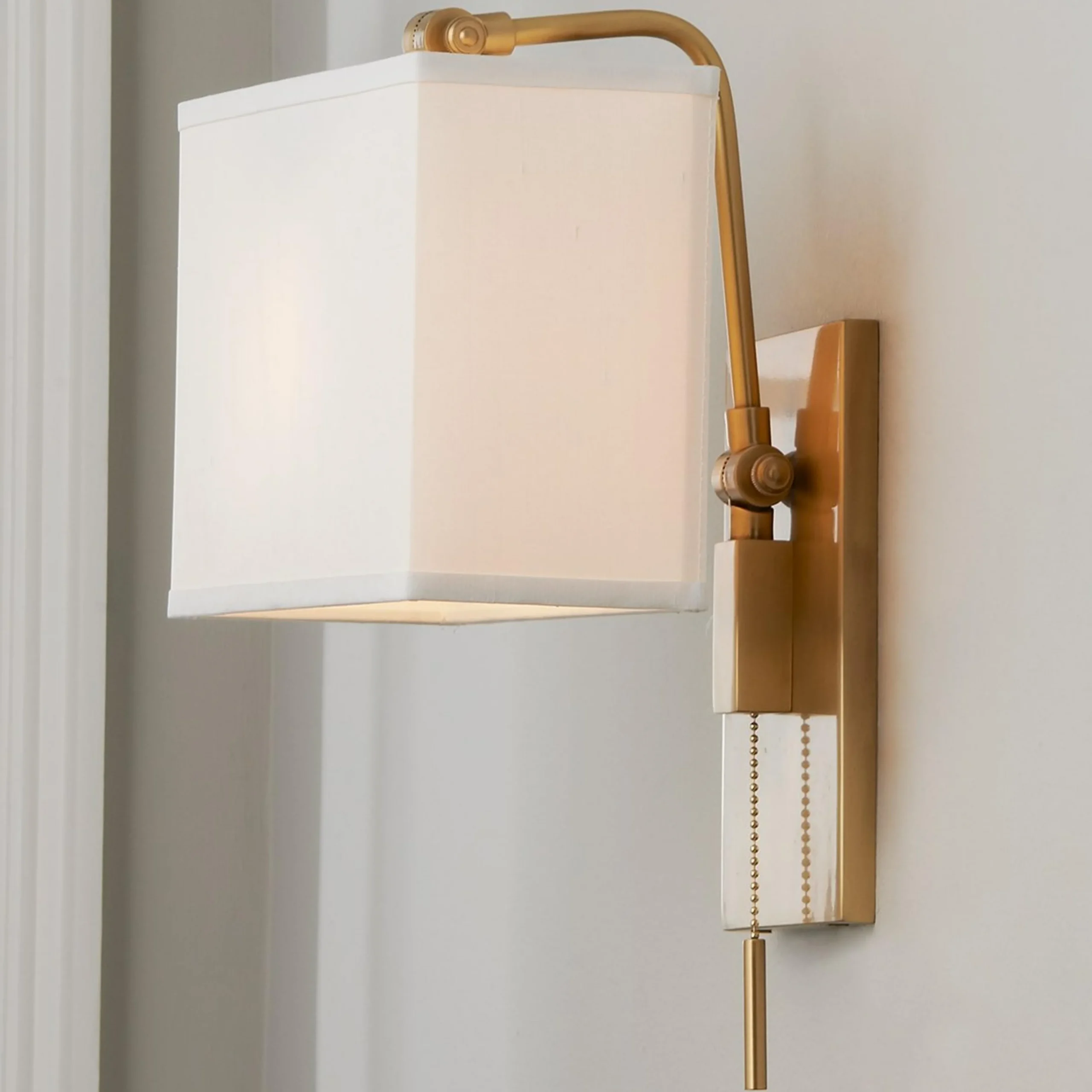 Angled Shade Adjustable Swing Arm