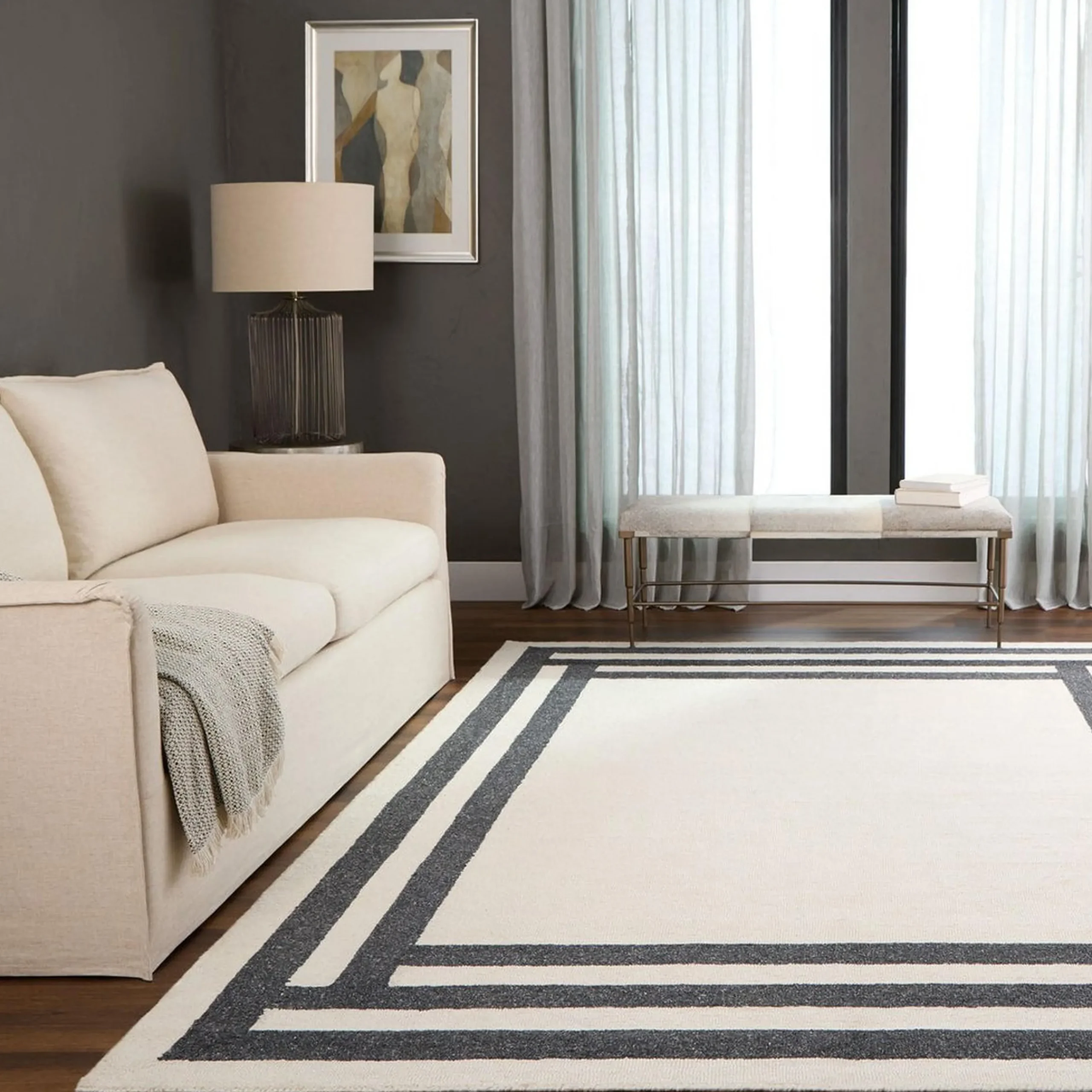 Angola Hand-Hooked Indoor/Outdoor Rug