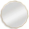 Annette Scallop Round Mirror