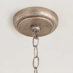 Antique Glass Urn Bell Pendant