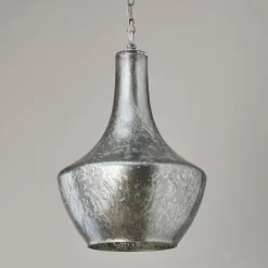Antique Glass Urn Bell Pendant