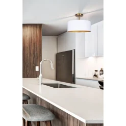 Aperture Semi-Flush Ceiling Light