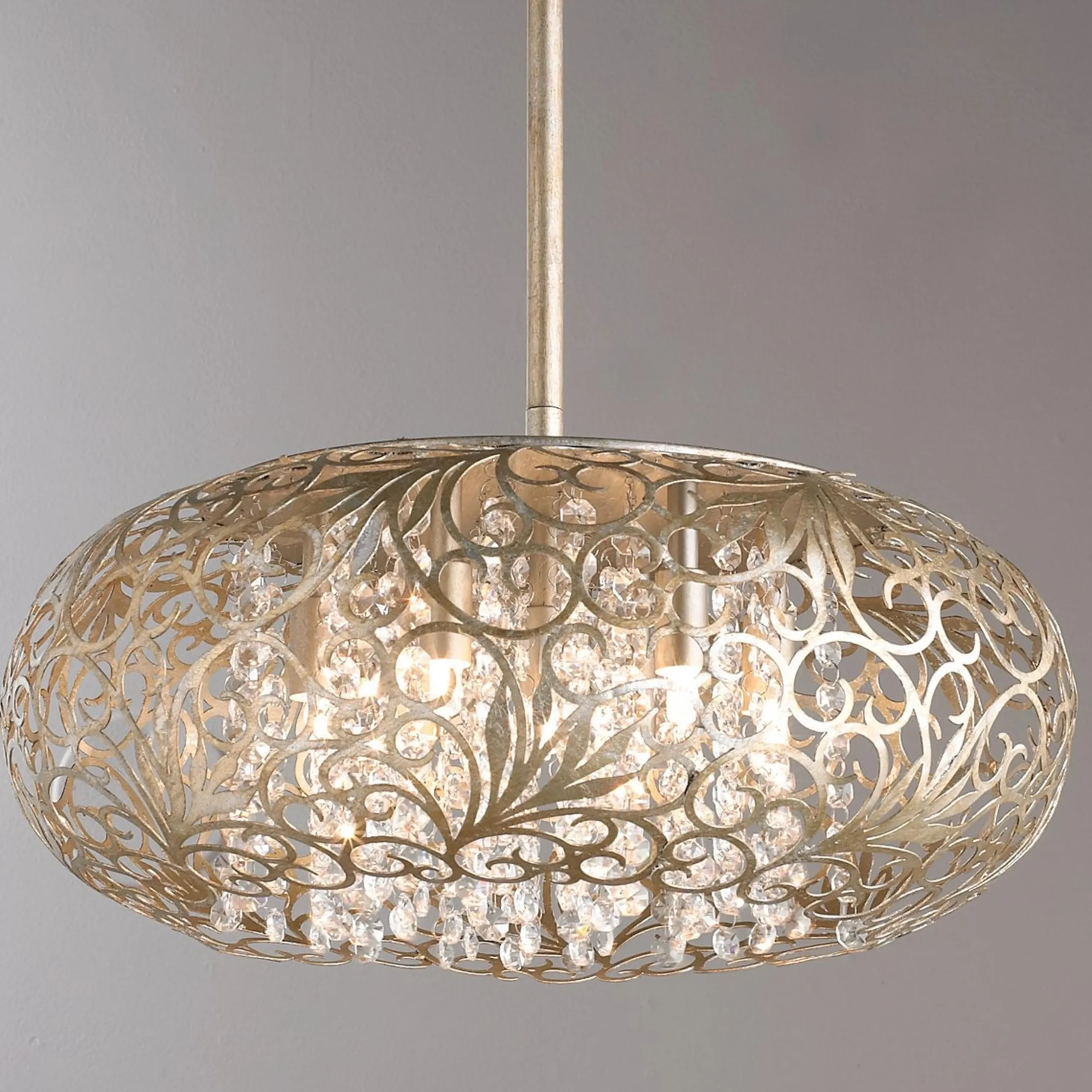 Arabesque Crystal Pendant