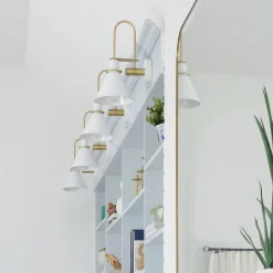 Arched Cone Shade Swing Arm