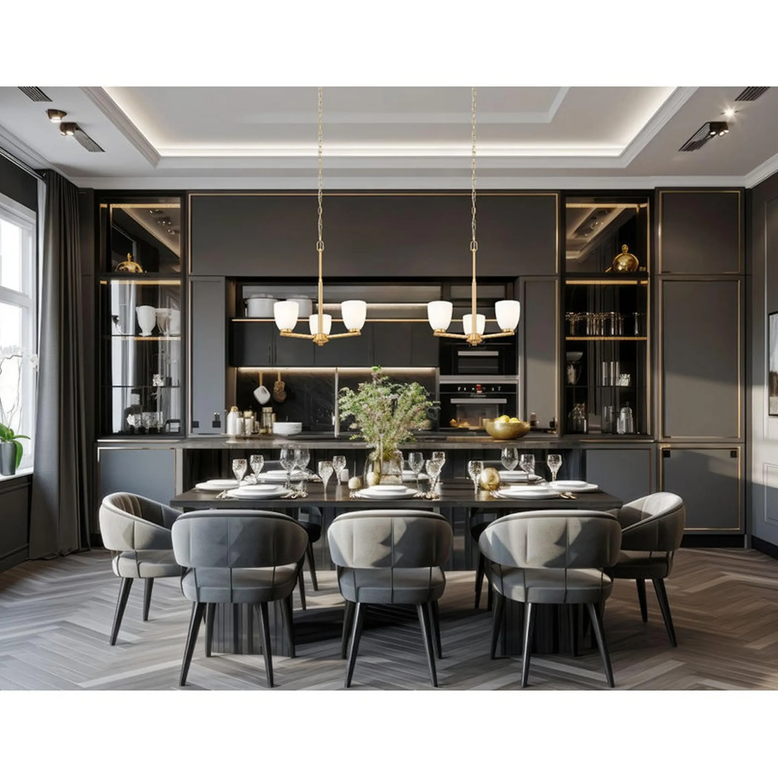 Arete Chandelier - 3 Light