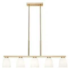 Arete Island Chandelier - 5 Light
