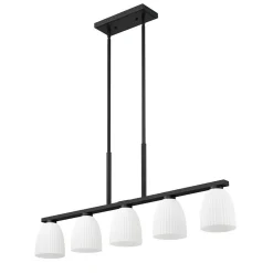 Arete Island Chandelier - 5 Light