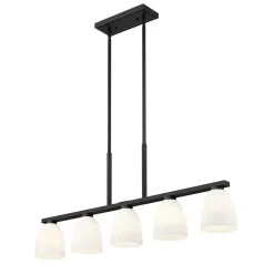 Arete Island Chandelier - 5 Light