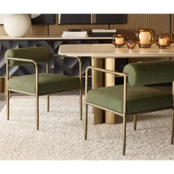 Arghavan Dining Chair - Boucle