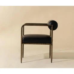 Arghavan Dining Chair - Leather