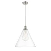 Arthur Cone Pendant - Large - Clear Glass
