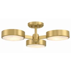 Asterism Stone Semi-Flush Ceiling Light