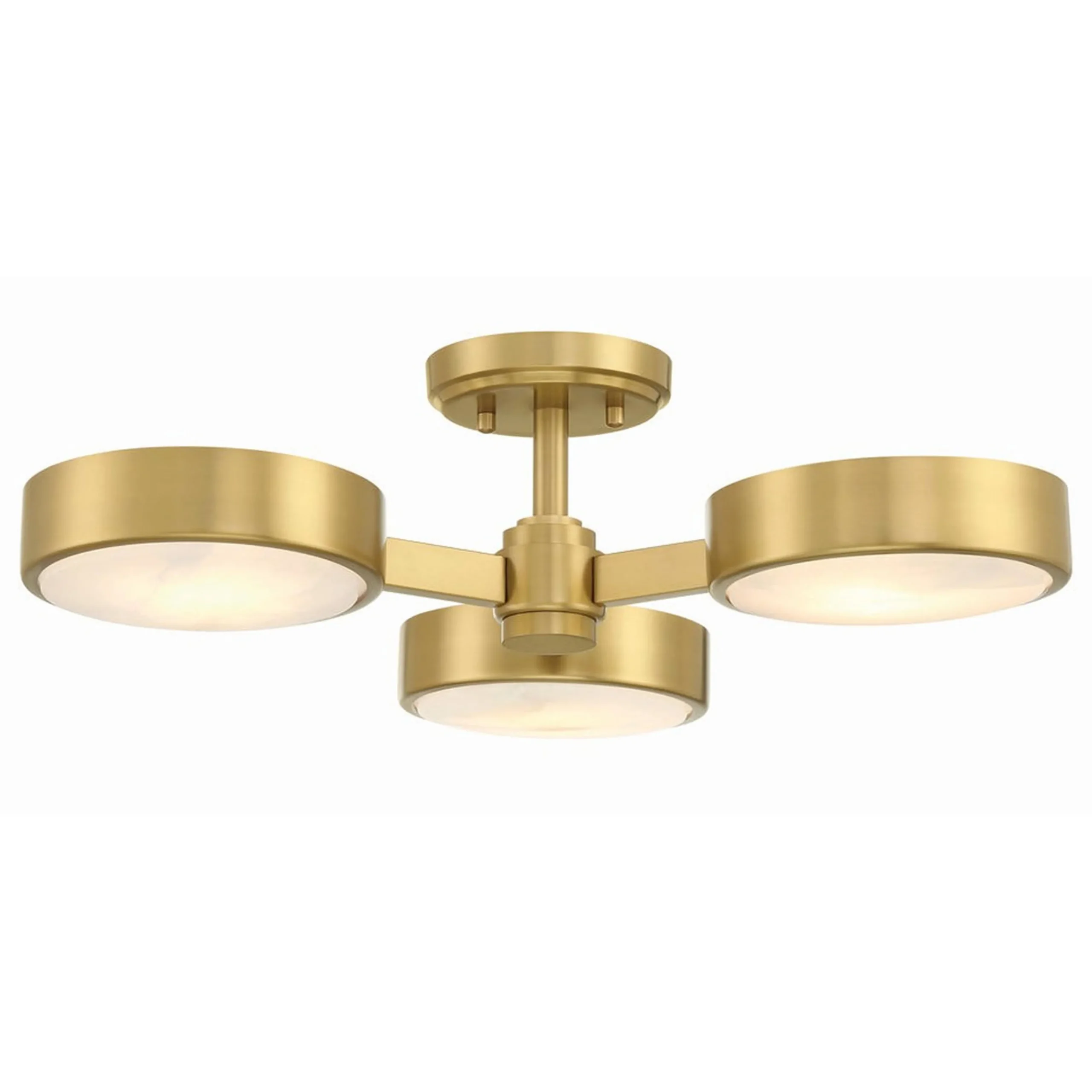 Asterism Stone Semi-Flush Ceiling Light
