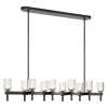 Aurind Linear Island Chandelier - Crystal