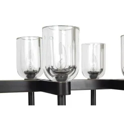 Aurind Linear Island Chandelier - Crystal