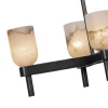 Aurind Linear Island Chandelier - Alabaster