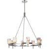 Aurind Ring Chandelier - 8 Light - Alabaster