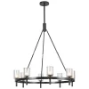 Aurind Ring Chandelier - 8 Light - Crystal