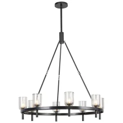 Aurind Ring Chandelier - 8 Light - Crystal