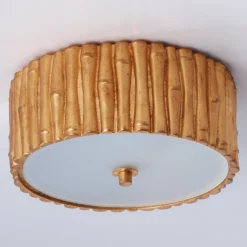 Bamboo Round Ceiling Light