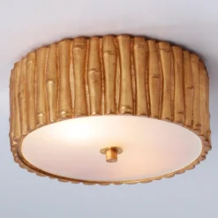 Bamboo Round Ceiling Light