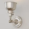 Banner Swing Arm Bath Sconce - Metal Bowl